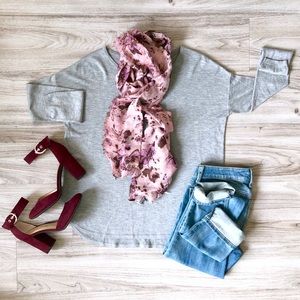 Light Gray Pullover Sweater